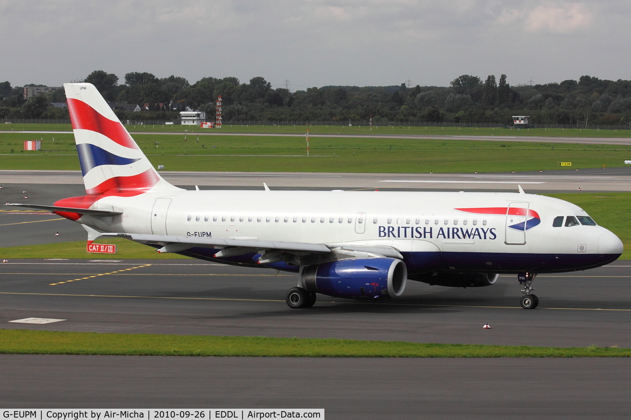 G-EUPM, 2000 Airbus A319-131 C/N 1258, British Airways, Airbus A319-131, CN: 1258