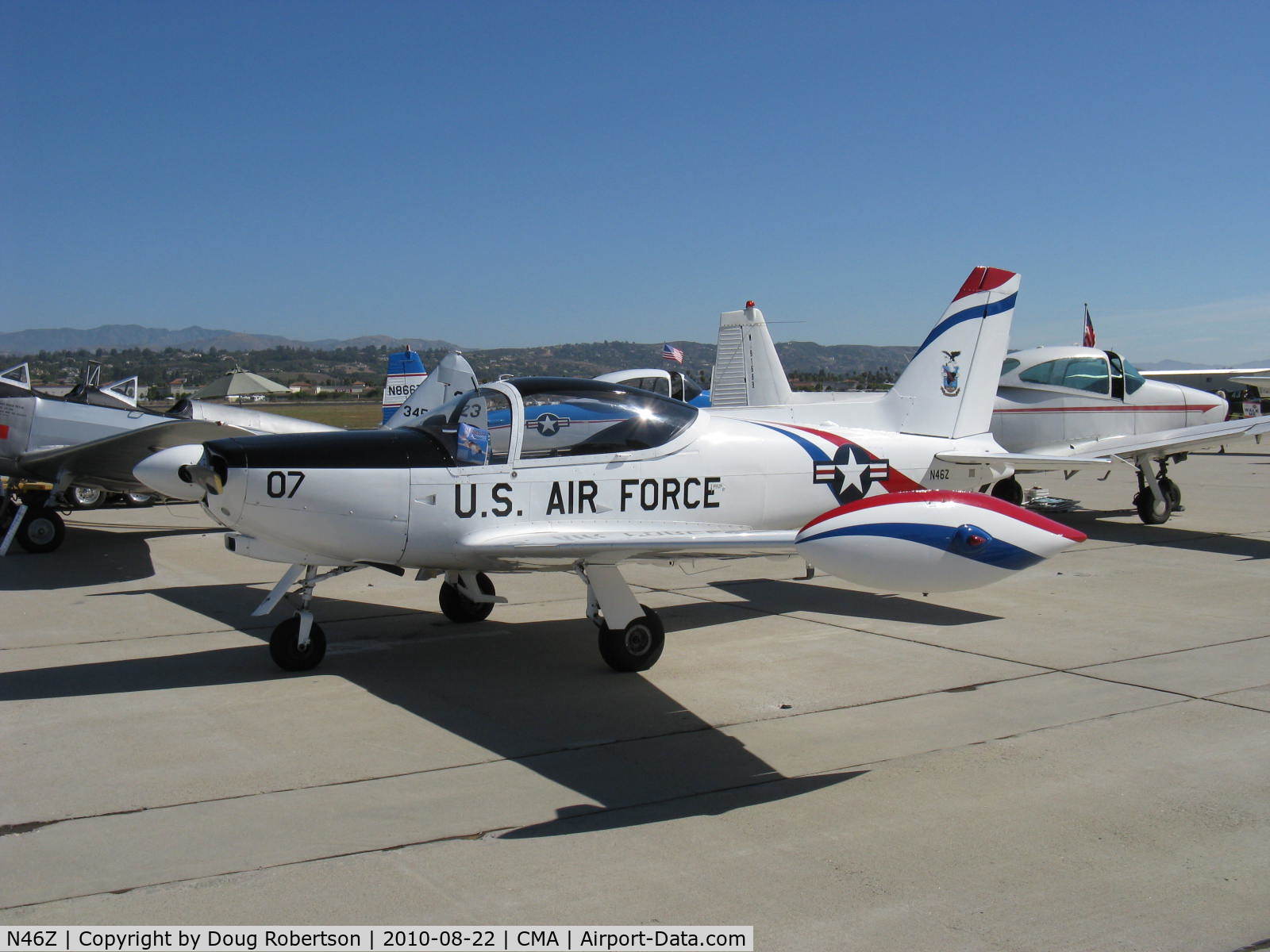 N46Z, SIAI-Marchetti SF-260C C/N 468, SIAI Marchetti SF.260, Lycoming IO-540-E4A5 260 hp, flown from right seat