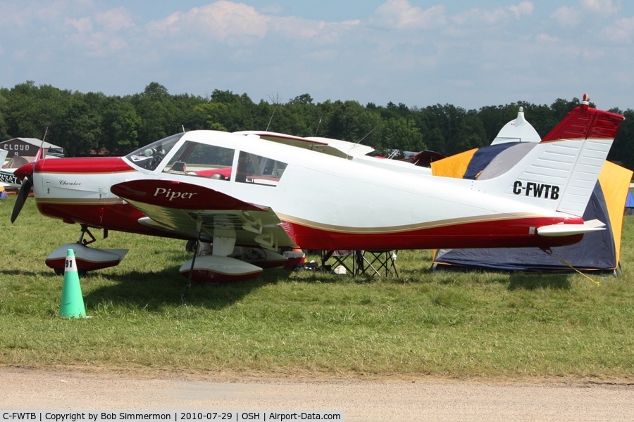 C-FWTB, 1968 Piper PA-28-140 Cherokee C/N 28-24259, Airventure 2010 - Oshkosh, Wisconsin