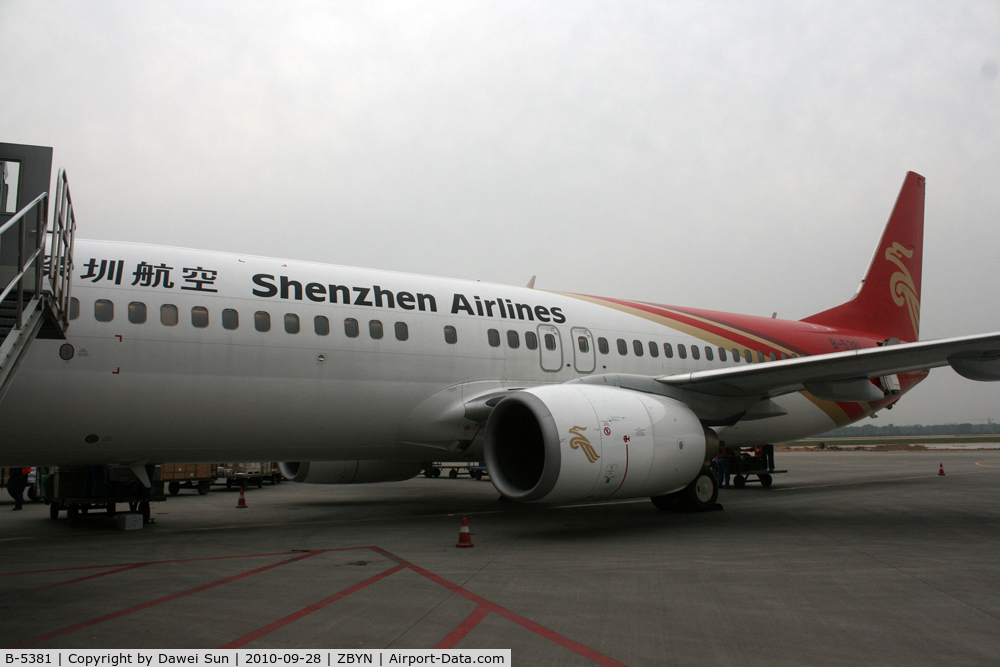 B-5381, Boeing 737-87L C/N 35528, shenzhenair