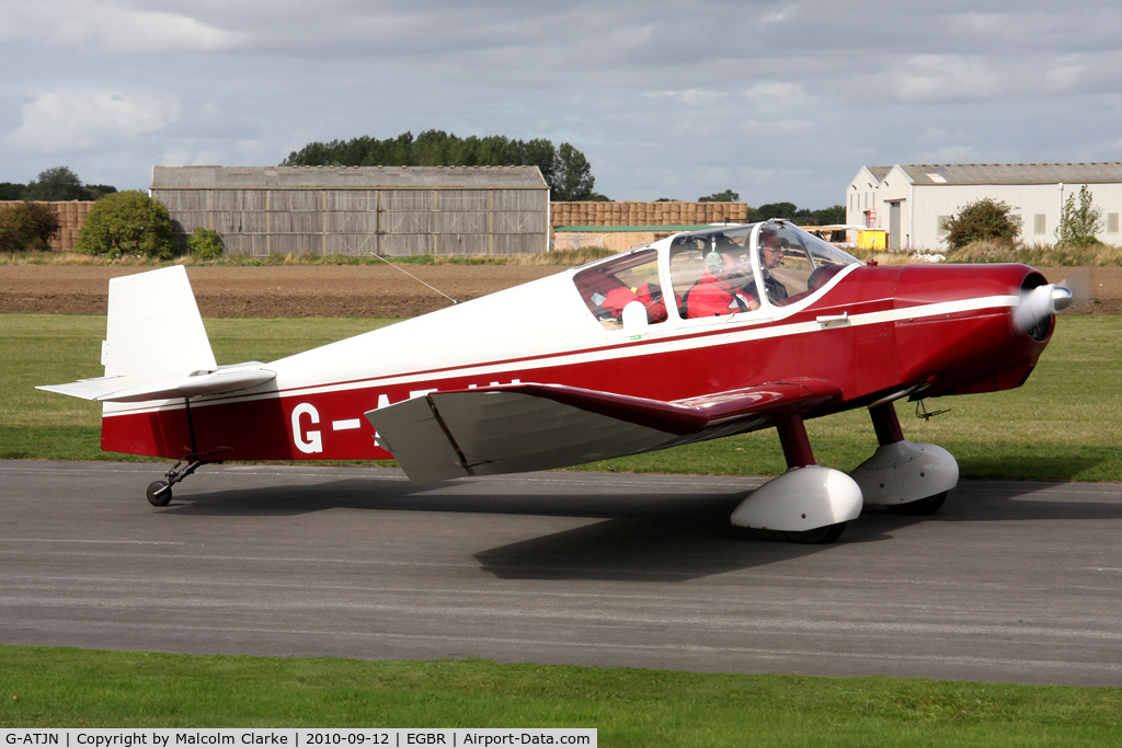 G-ATJN, 1958 Jodel D-119 C/N 863, Jodel D119 at Breighton Airfield during the September 2010 Helicopter Fly-In.