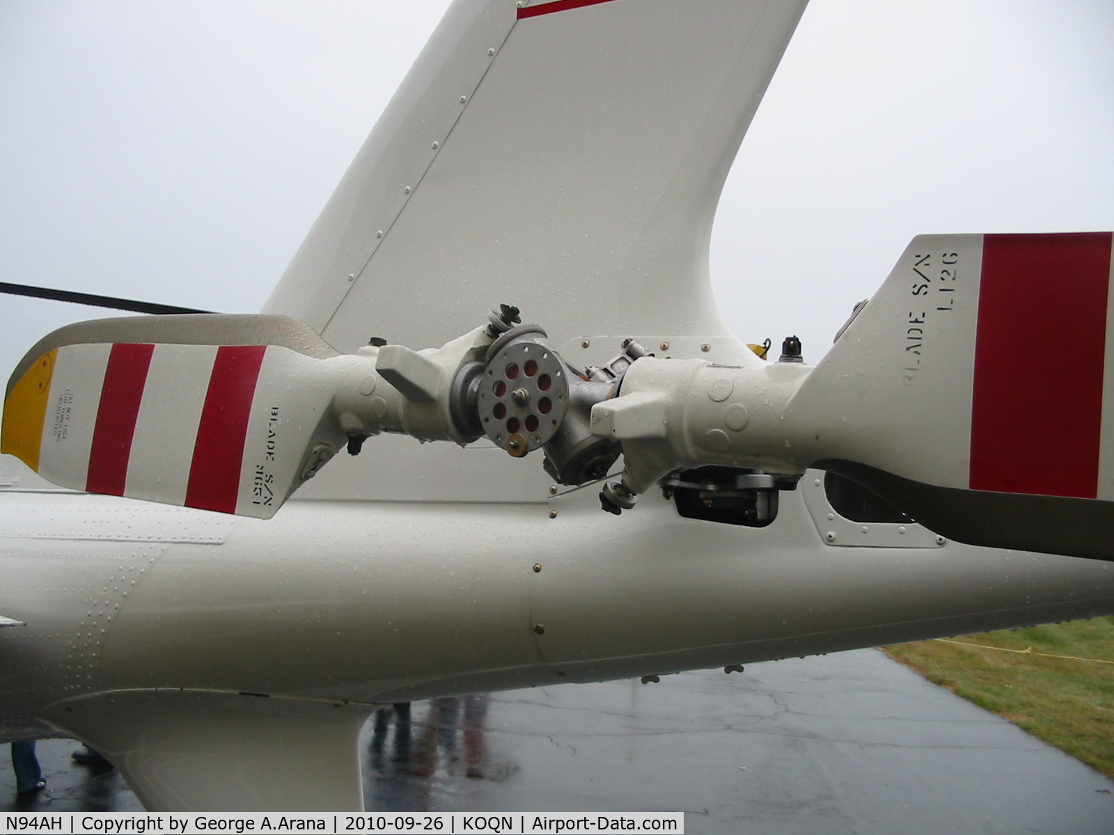 N94AH, 2000 Agusta A-109E C/N 11081, Tail rotor