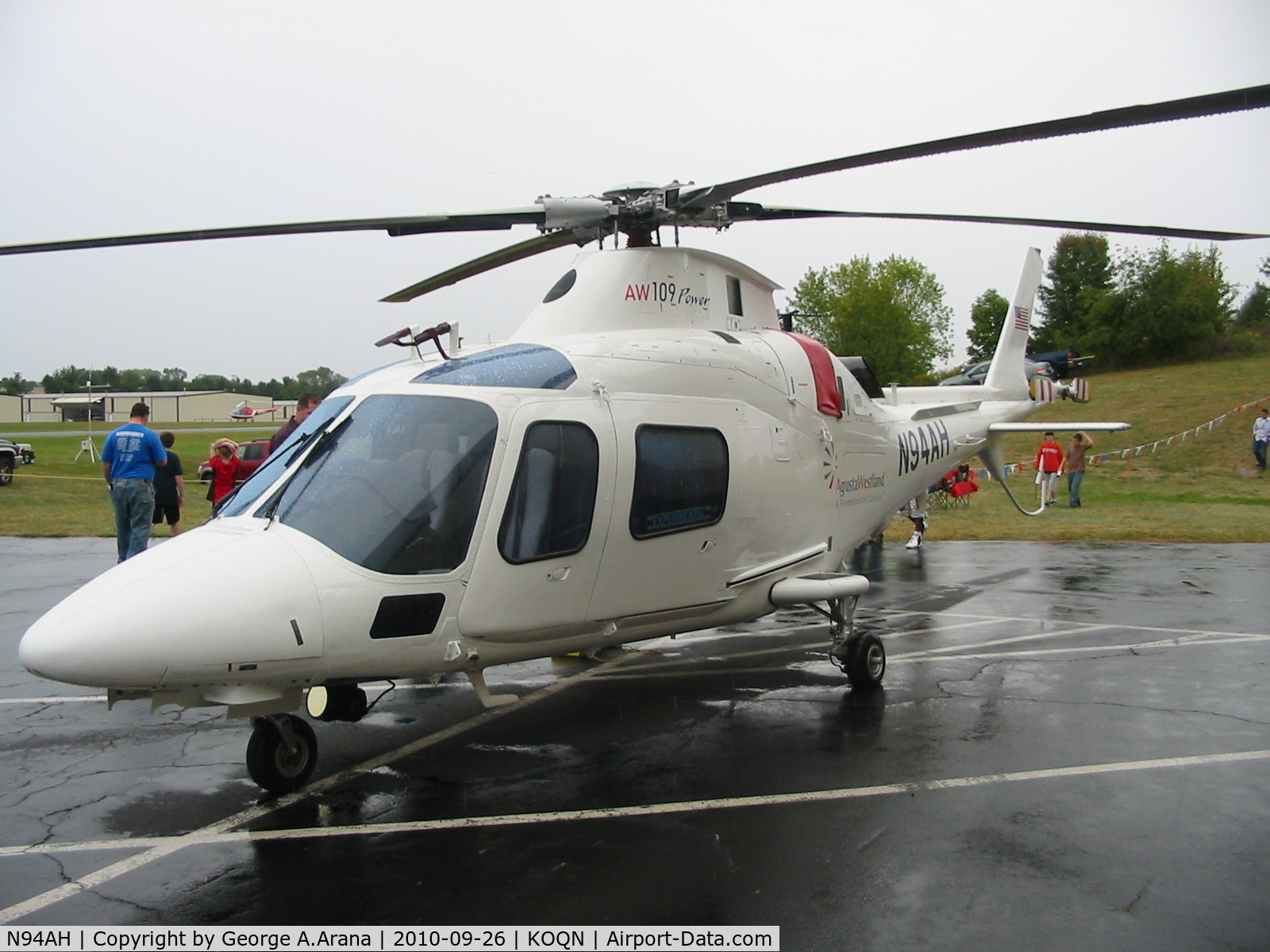 N94AH, 2000 Agusta A-109E C/N 11081, Front port quarter view
