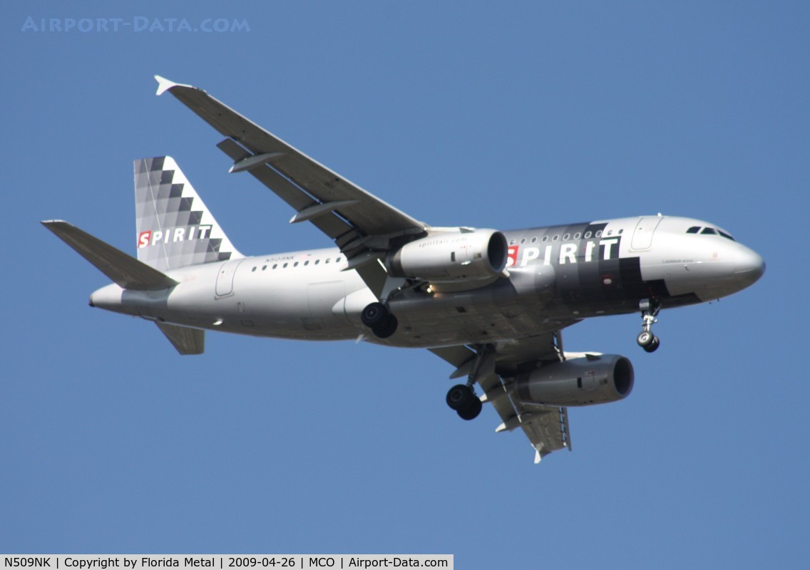 N509NK, 2005 Airbus A319-132 C/N 2603, Spirit A319