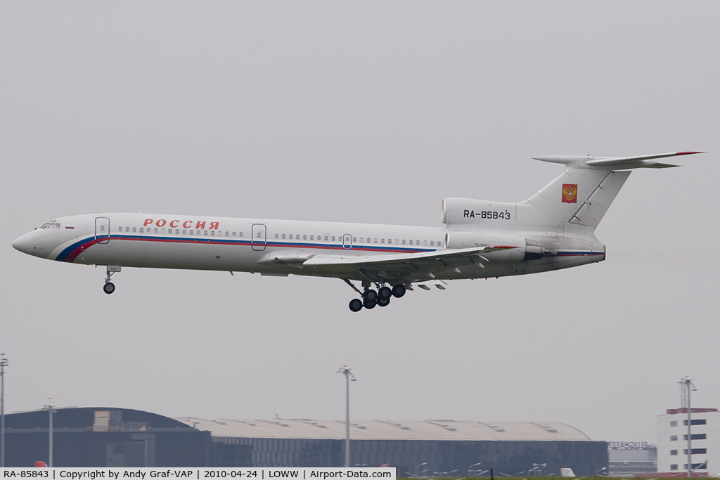 RA-85843, 1995 Tupolev Tu-154M C/N 95A991, Rossia TU154M