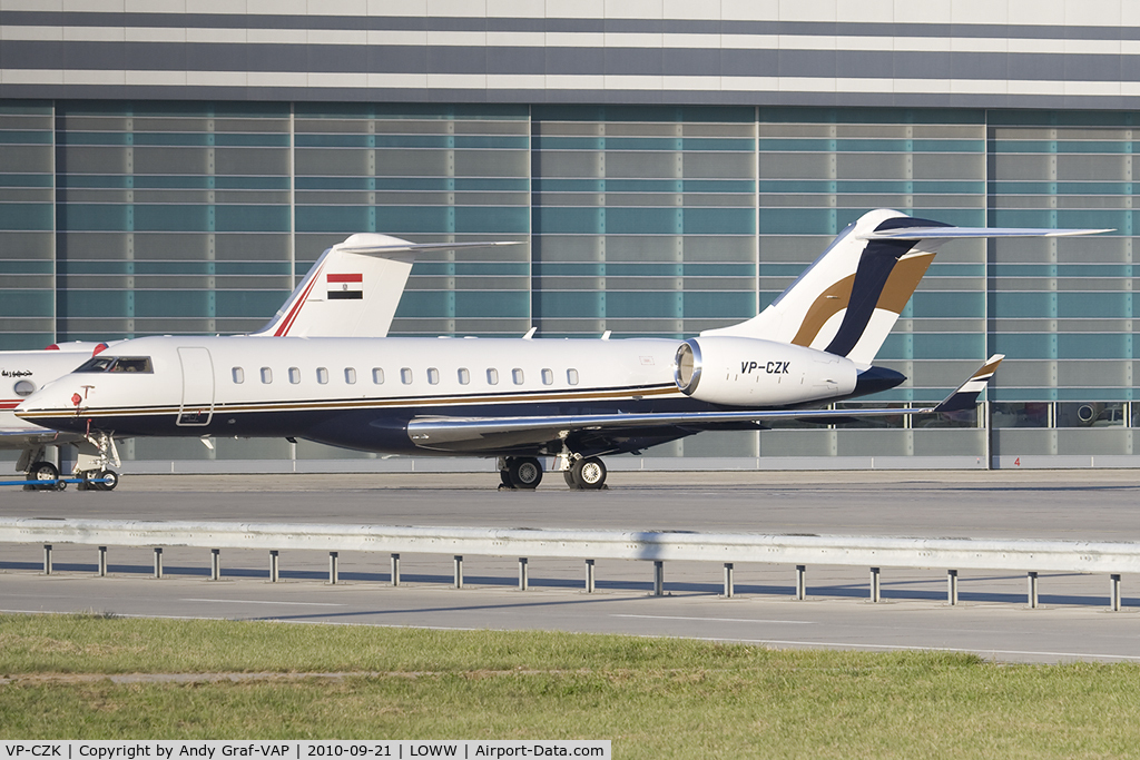 VP-CZK, 2007 Bombardier BD-700-1A10 Global Express XRS C/N 9244, BD700