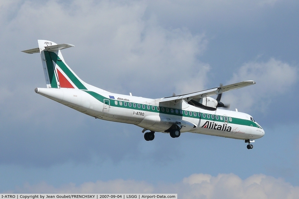 I-ATRO, 1994 ATR 72-212 C/N 423, SMX [XM] Alitalia Express