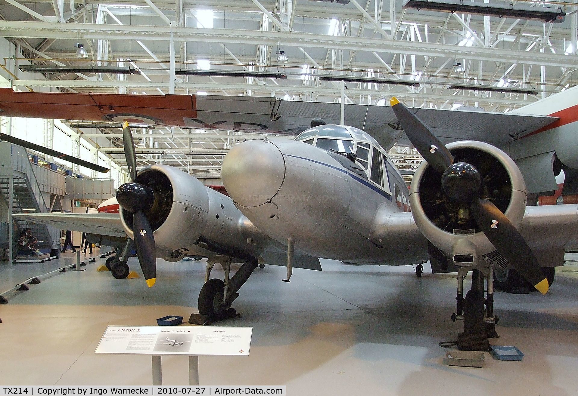 TX214, Avro 652A Anson C.19 C/N 33786, Avro Anson C19 at the RAF Museum, Cosford