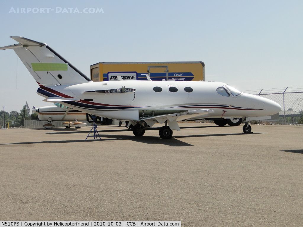 N510PS, 2009 Cessna 510 Citation Mustang Citation Mustang C/N 510-0171, Parked on southside with parts removed