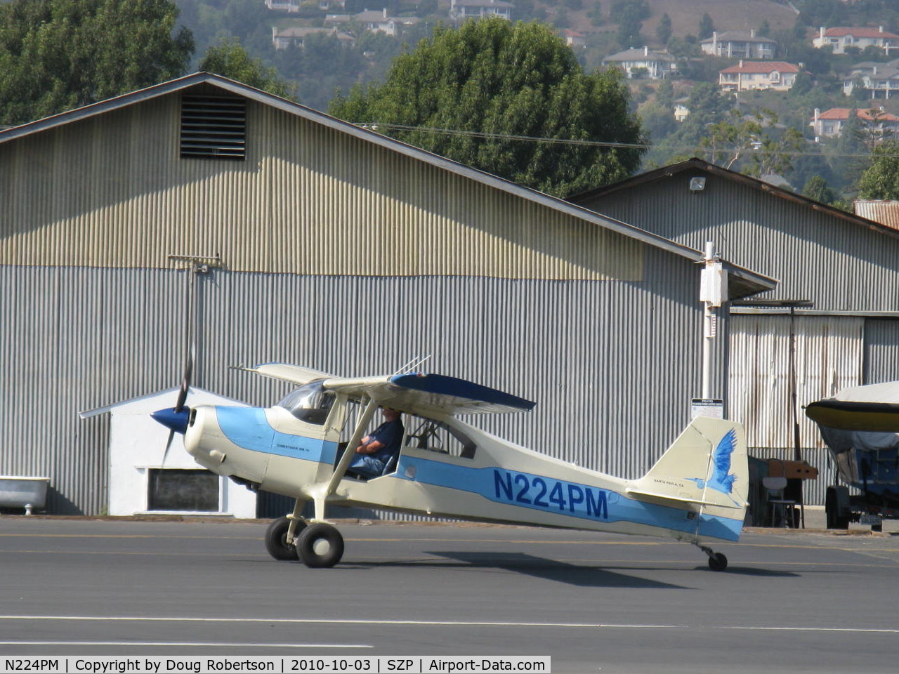 N224PM, 2004 Christavia MK IV C/N 211, 2004 Newby CHRISTAVIA Mark 4, Continental O-470 240 Hp, taxi