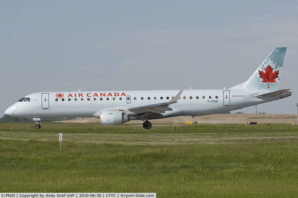 C-FNAI, 2007 Embraer 190AR (ERJ-190-100IGW) C/N 19000132, Air Canada EMB190