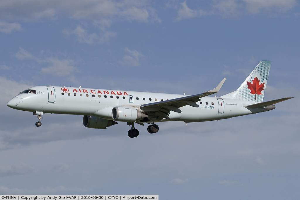 C-FHNV, 2007 Embraer 190AR (ERJ-190-100IGW) C/N 19000075, Air Canada EMB190