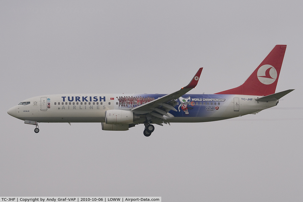 TC-JHF, 2008 Boeing 737-8F2 C/N 35745, Turkish Airlines 737-800