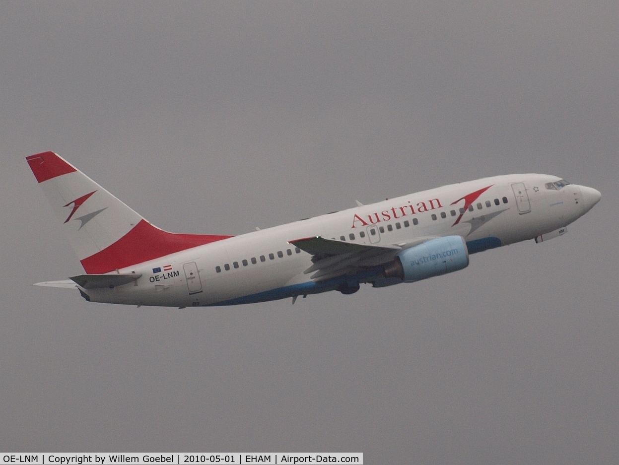 OE-LNM, 2000 Boeing 737-6Z9 C/N 30138, Take off from the Aalsmeerbaan of Amsterdam airport