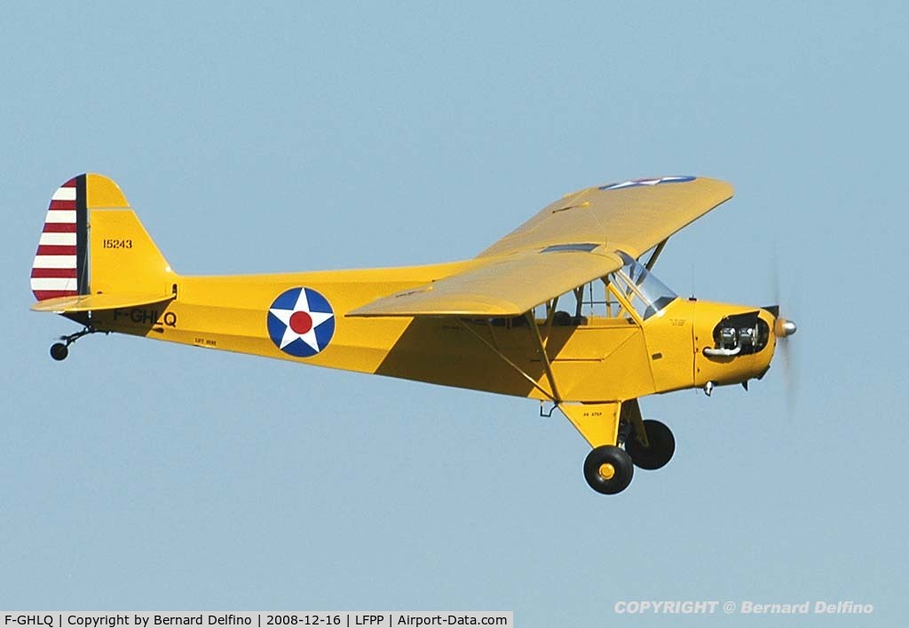 F-GHLQ, Piper J3C-65 Cub Cub C/N 15243, CAF French Wing aircraft based in Le PLessis-Belleville (France)