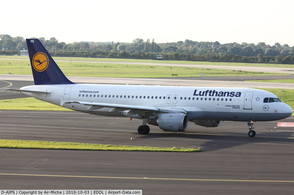 D-AIPS, 1990 Airbus A320-211 C/N 0116, Lufthansa, Airbus A320-211, CN: 116, Aircraft Name: Augsburg
