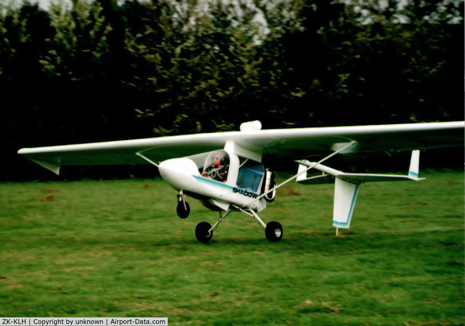 ZK-KLH, 1989 CFM Shadow Series BD C/N 060/MAANZ/417, One of two Shadow B-D microlights built in Southland, New Zealand, from imported CFM kitsets (ZK-KLH first to fly - Feb 1989)