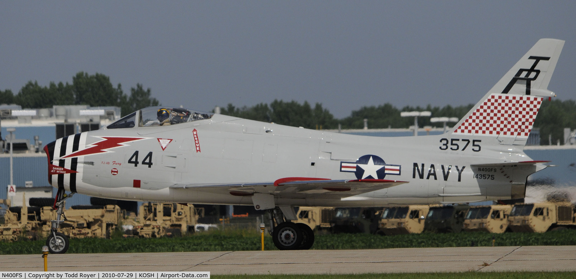 N400FS, 1958 North American AF-1E Fury C/N 244-83, EAA AIRVENTURE 2010