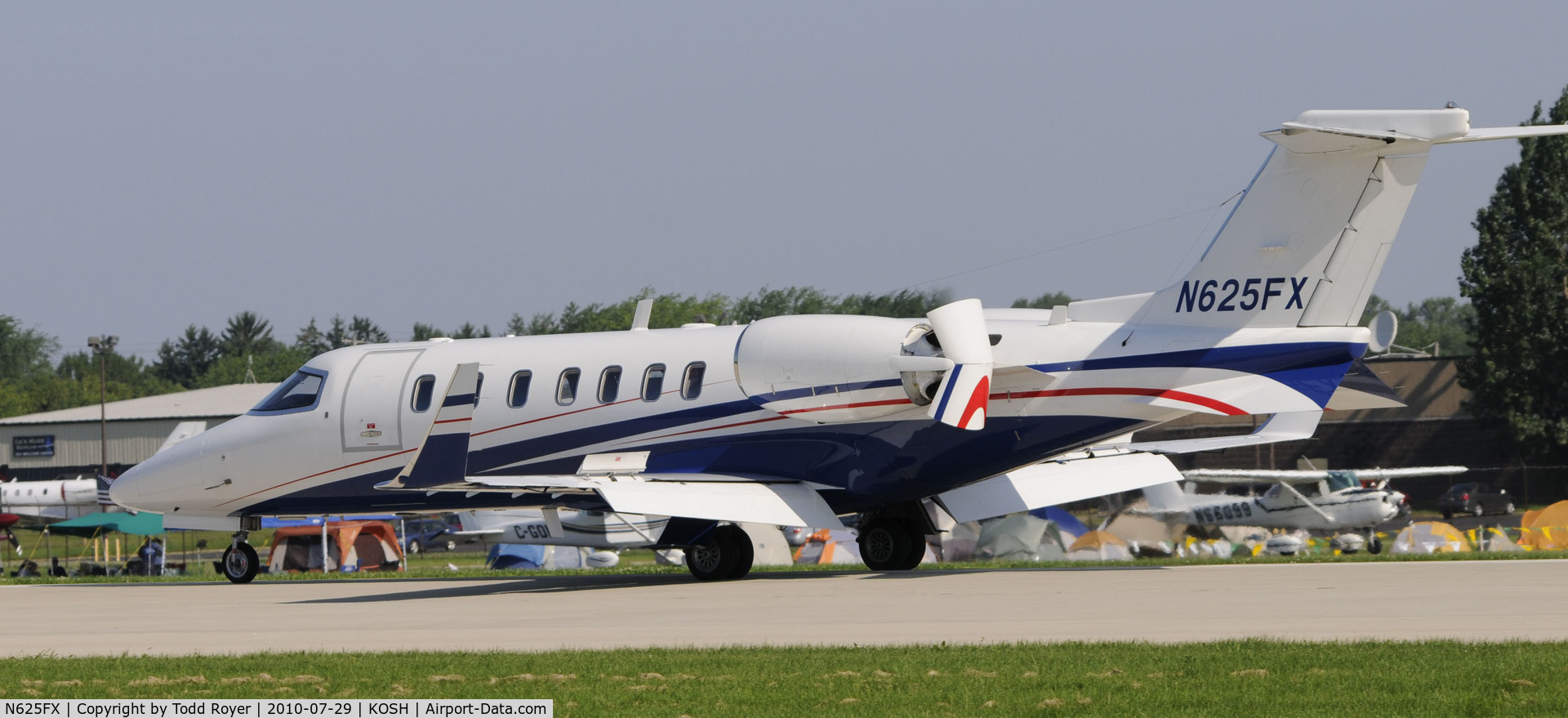 N625FX, 2009 Learjet Inc 45 C/N 45-2116, EAA AIRVENTURE 2010