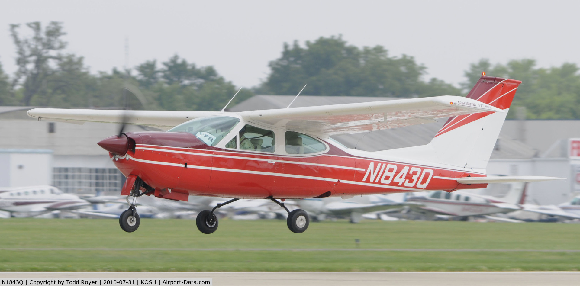 N1843Q, 1972 Cessna 177RG Cardinal C/N 177RG0243, EAA AIRVENTURE 2010