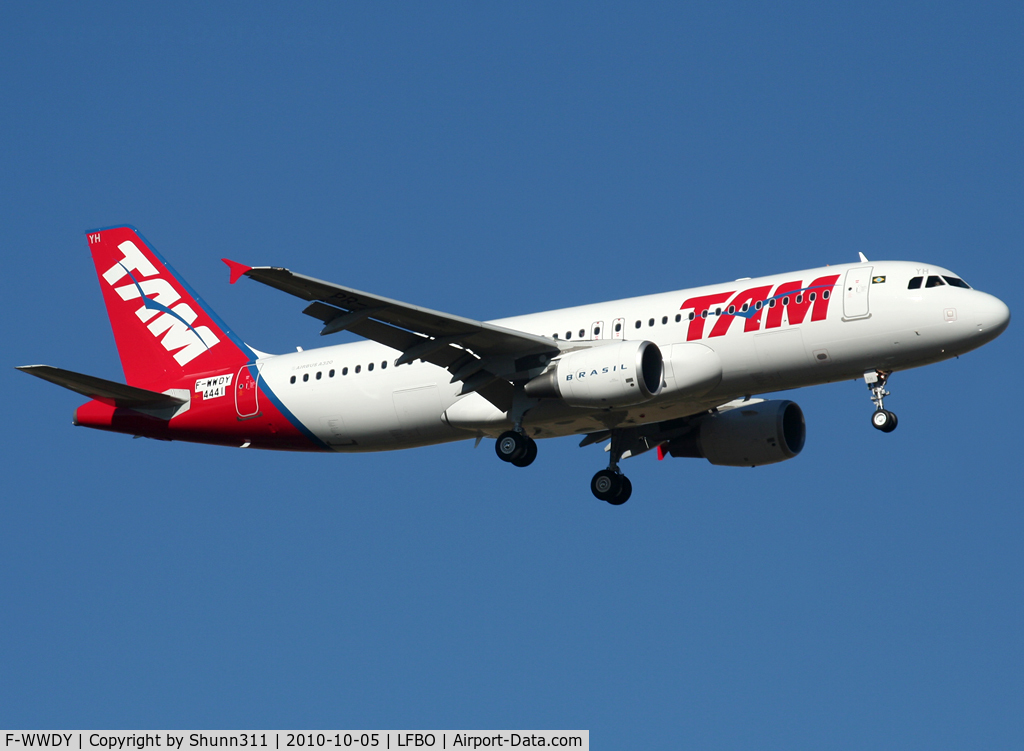 F-WWDY, 2010 Airbus A320-214 C/N 4441, C/n 4441 - To be PR-MYH