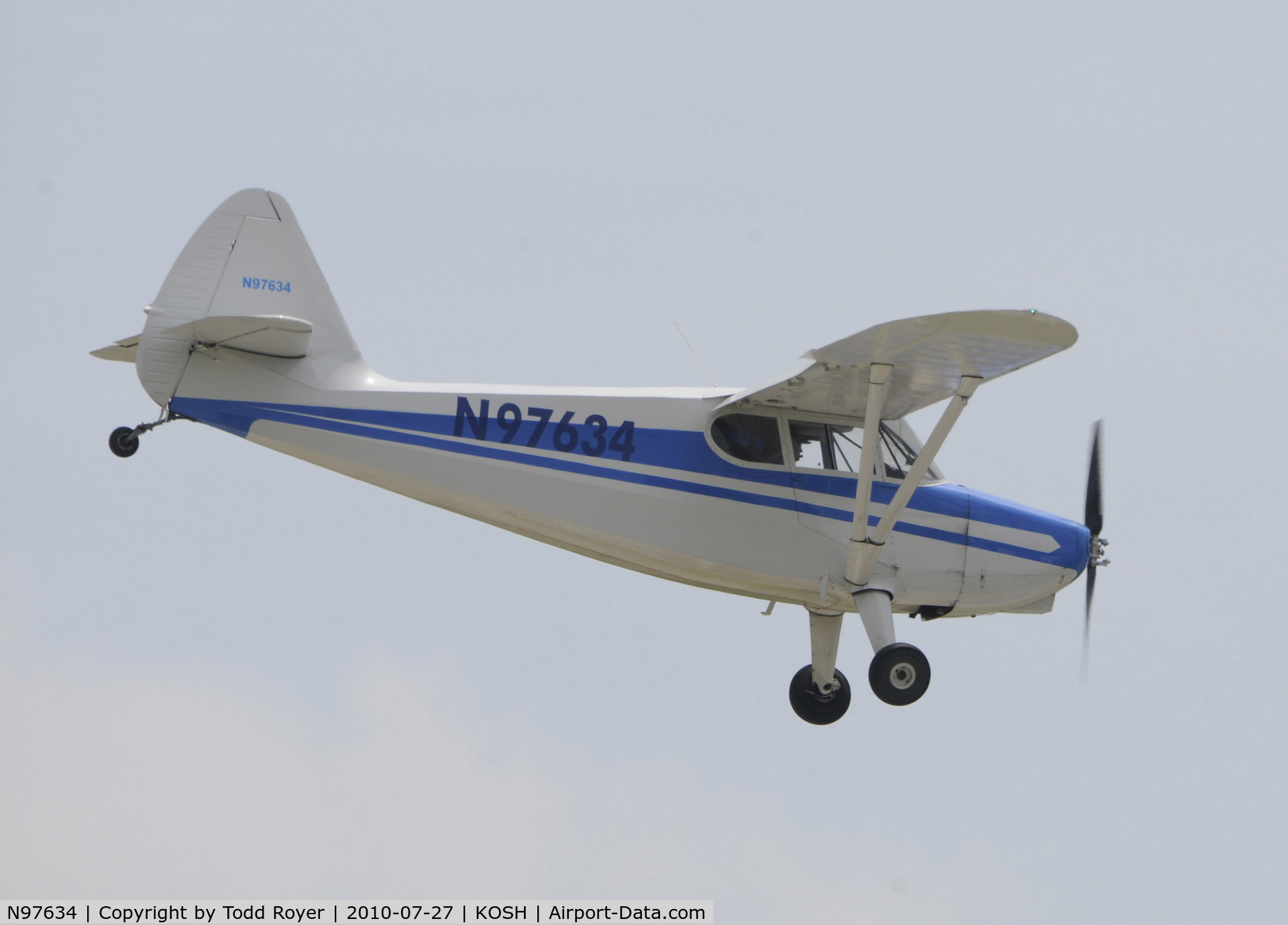 N97634, 1946 Stinson 108 Voyager C/N 108-634, EAA AIRVENTURE 2010