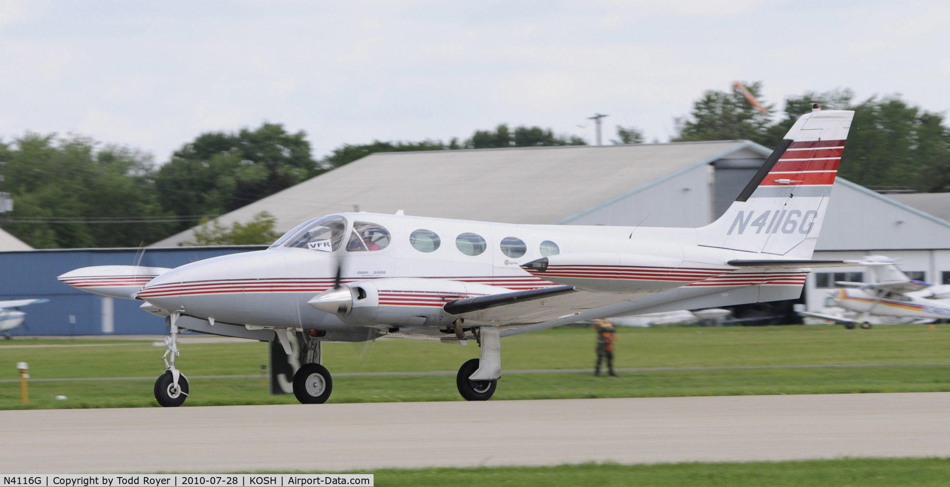 N4116G, 1977 Cessna 340A C/N 340A0288, EAA AIRVENTURE 2010