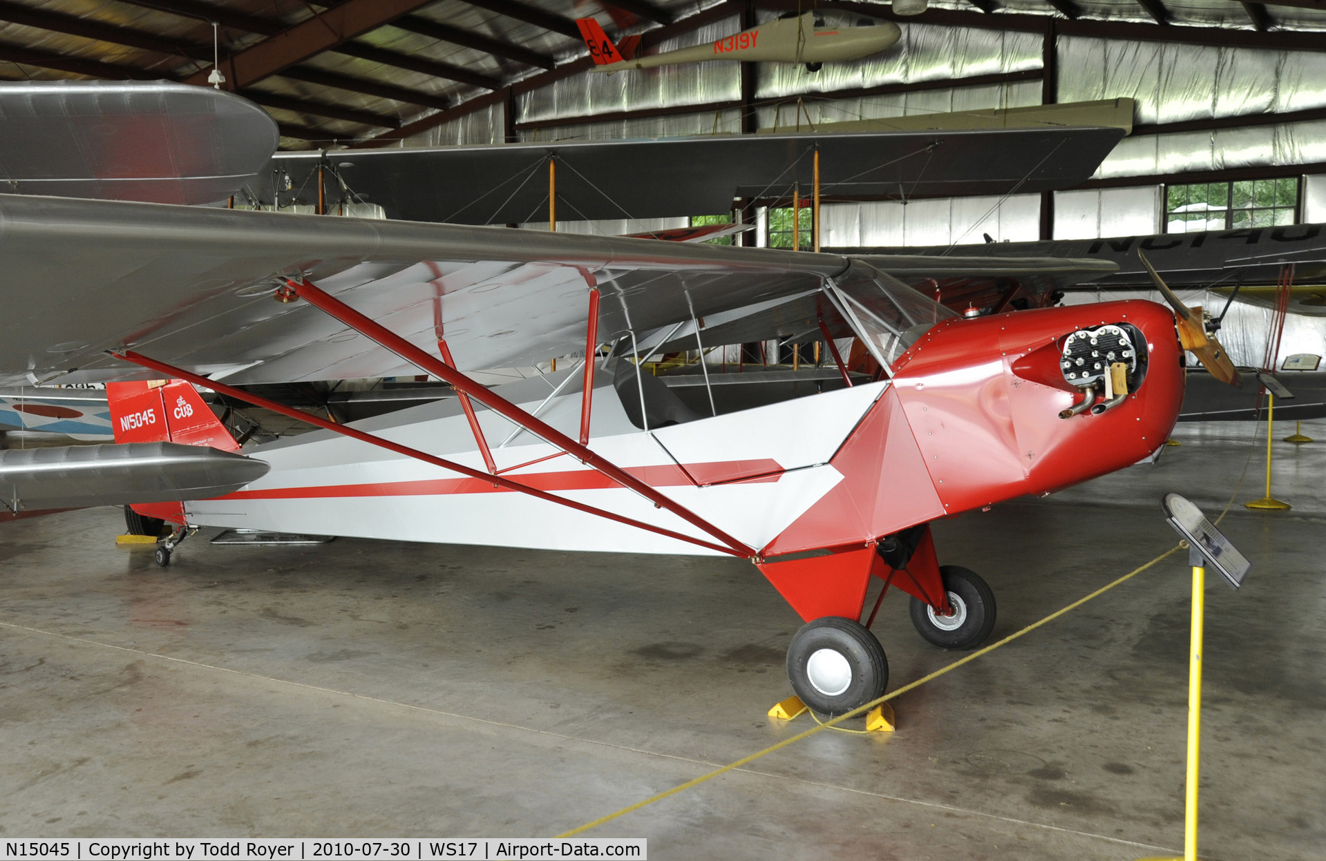N15045, Piper E-2 C/N 196, EAA AIRMUSEUM
