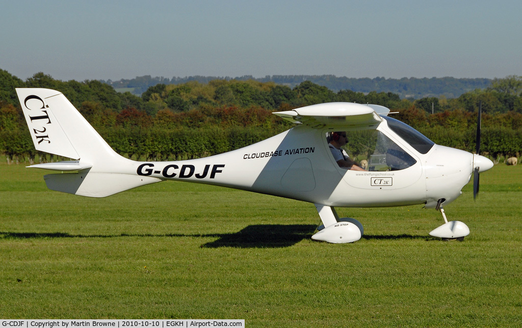 G-CDJF, 2005 Flight Design CT2K C/N 8104, SHOT AT HEADCORN
