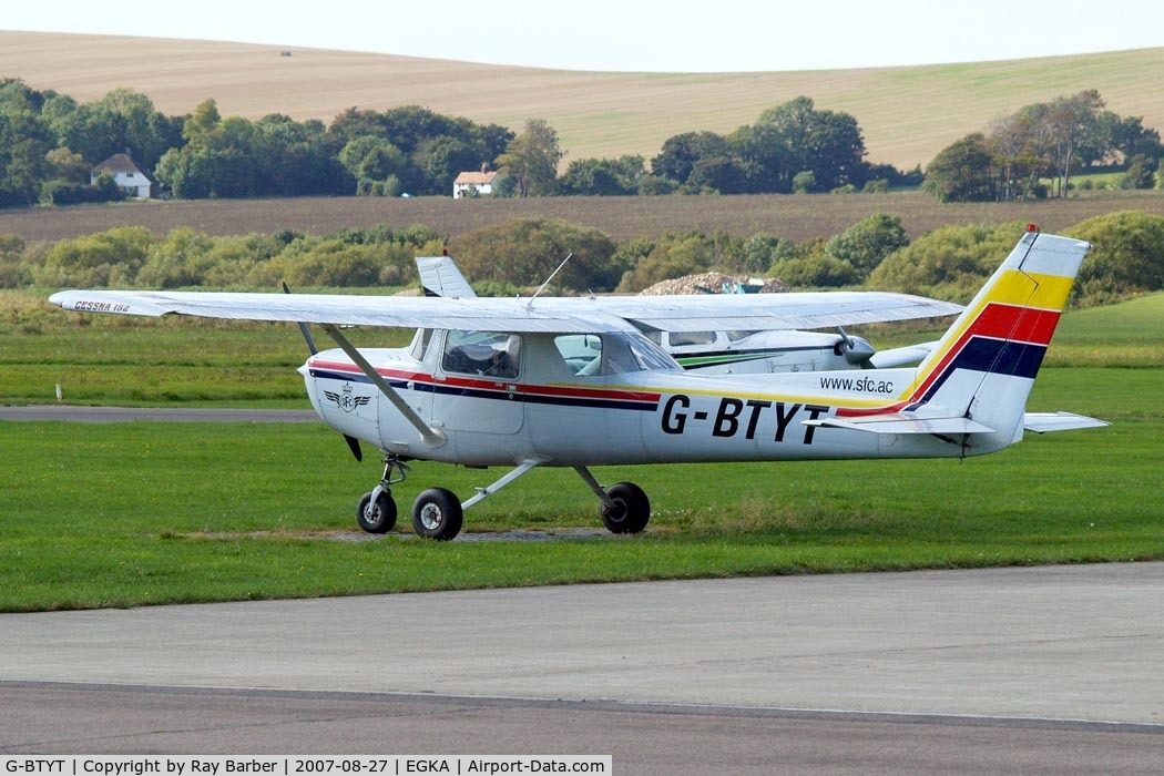 G-BTYT, 1978 Cessna 152 C/N 152-80455, Cessna 152 [152-80455] Shoreham~G 27/08/2007