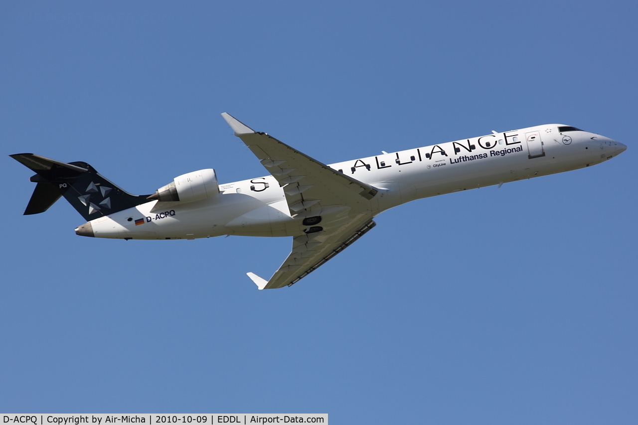 D-ACPQ, 2003 Canadair CRJ-700 (CL-600-2C10) Regional Jet C/N 10091, Lufthansa CityLine, Canadair CL-600-2C10 Regional Jet CRJ-700, CN: 10091, Aircraft Name: Lubbecke