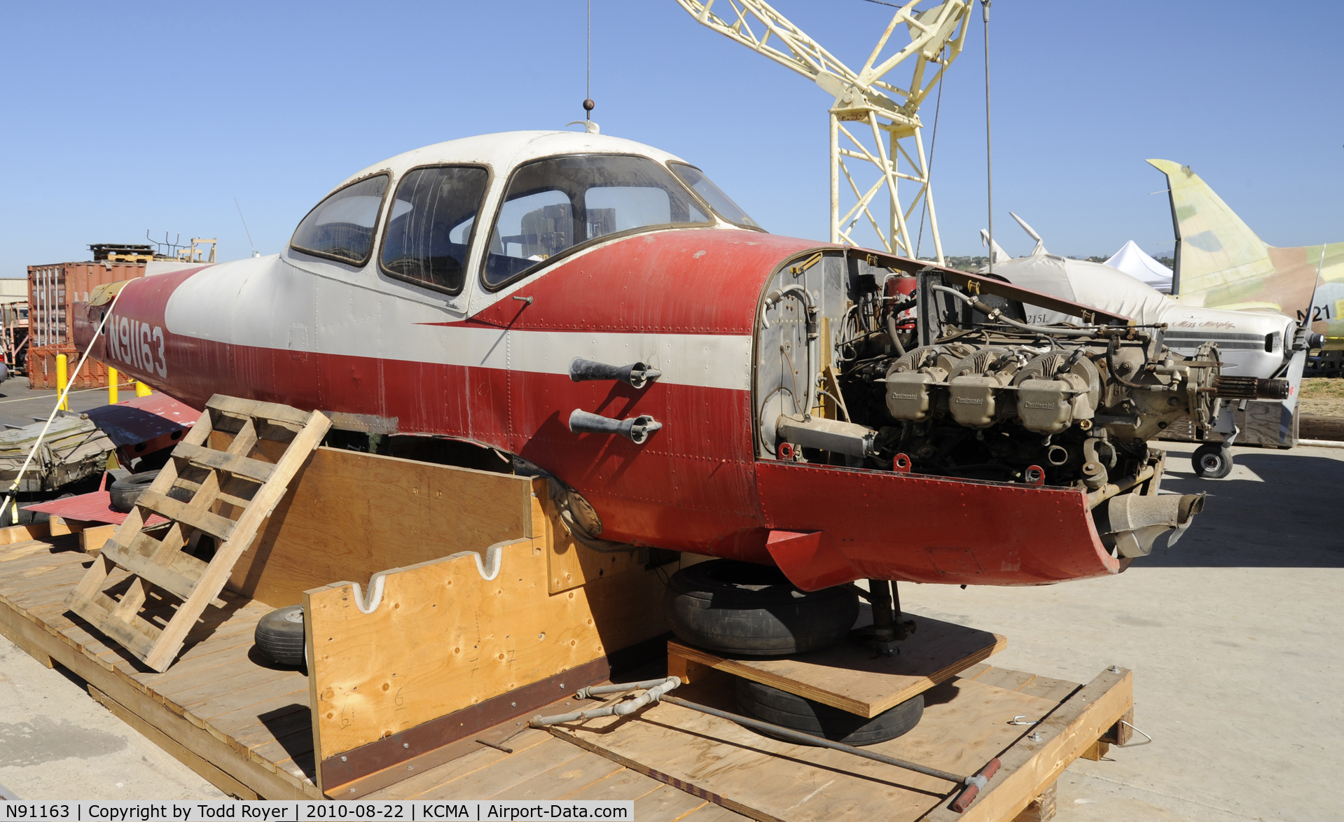 N91163, 1946 North American Navion C/N NAV-4-217, 2010 CAMARILLO AIRSHOW