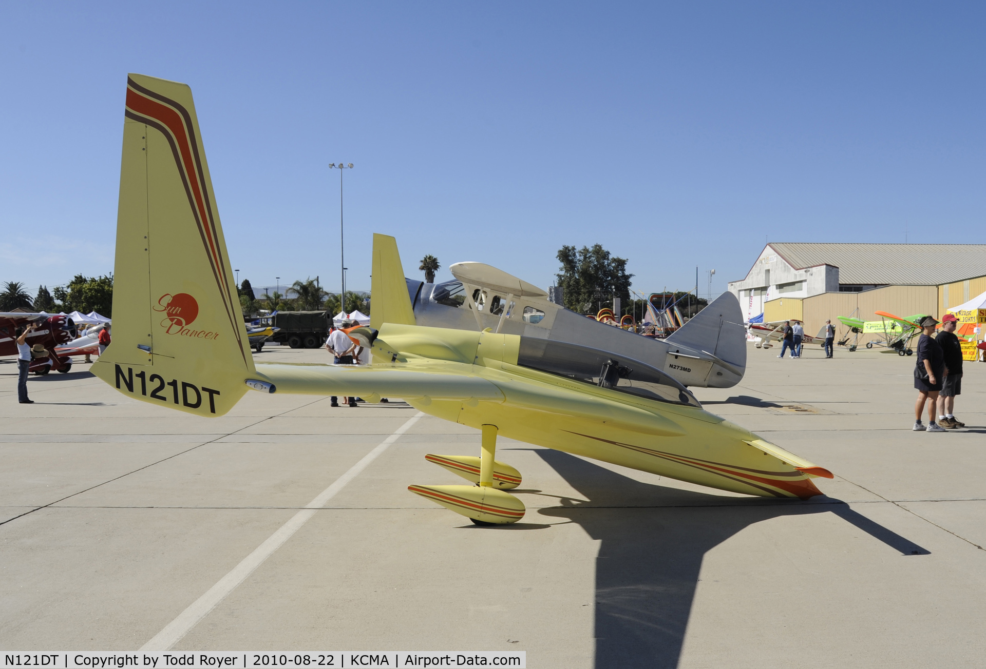 N121DT, 1988 Rutan Long-EZ C/N 1569, 2010 CAMARILLO AIRSHOW