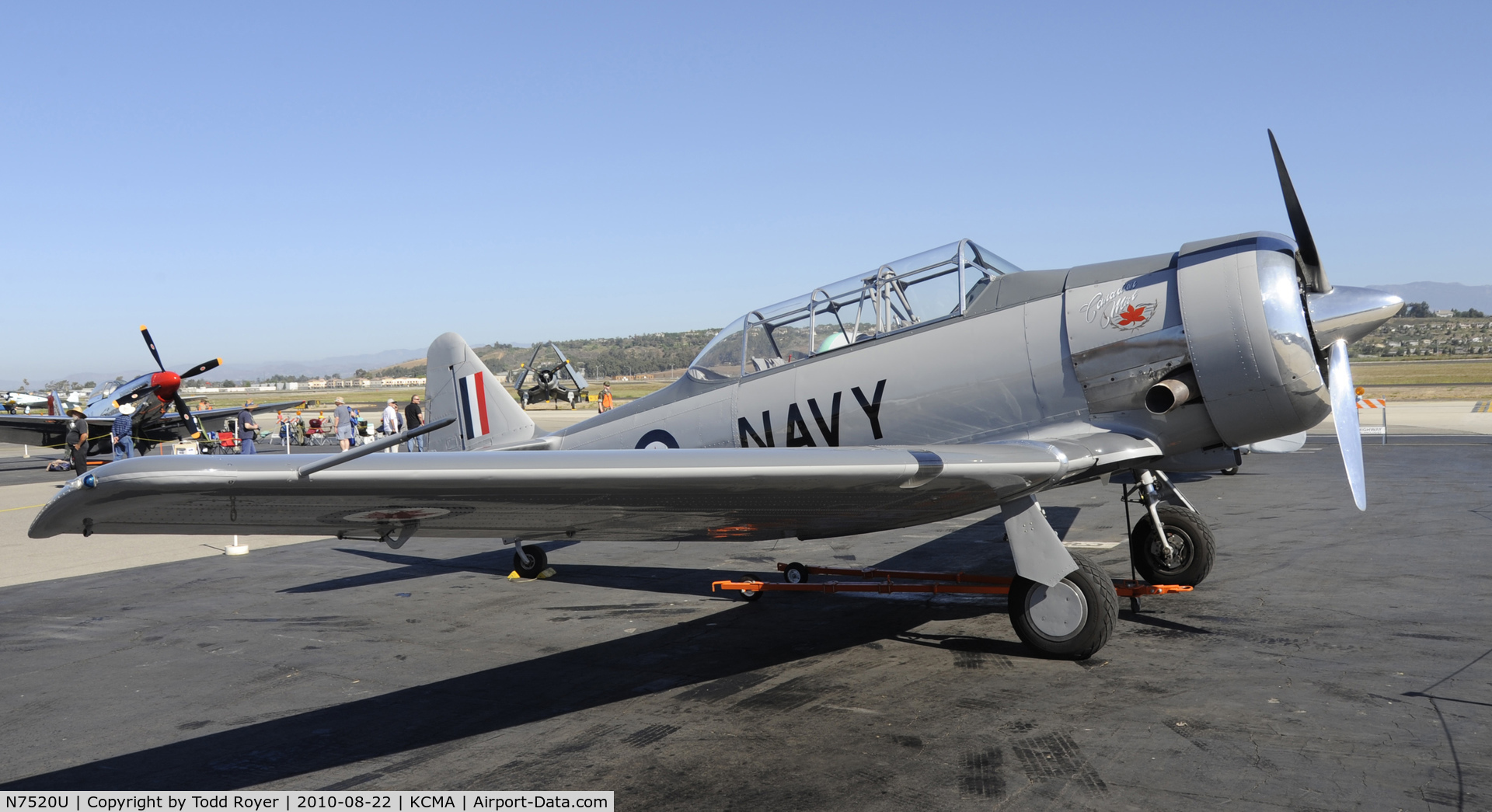 N7520U, 1952 Canadian Car & Foundry Harvard Mk.4 C/N CCF4-176, 2010 CAMARILLO AIR SHOW