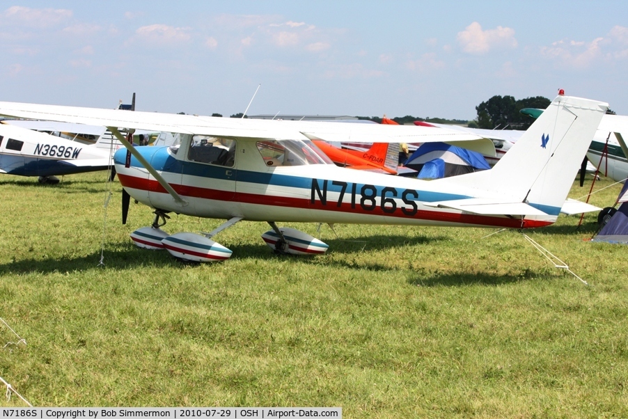 N7186S, 1967 Cessna 150H C/N 15067886, Airventure 2010 - Oshkosh, Wisconsin