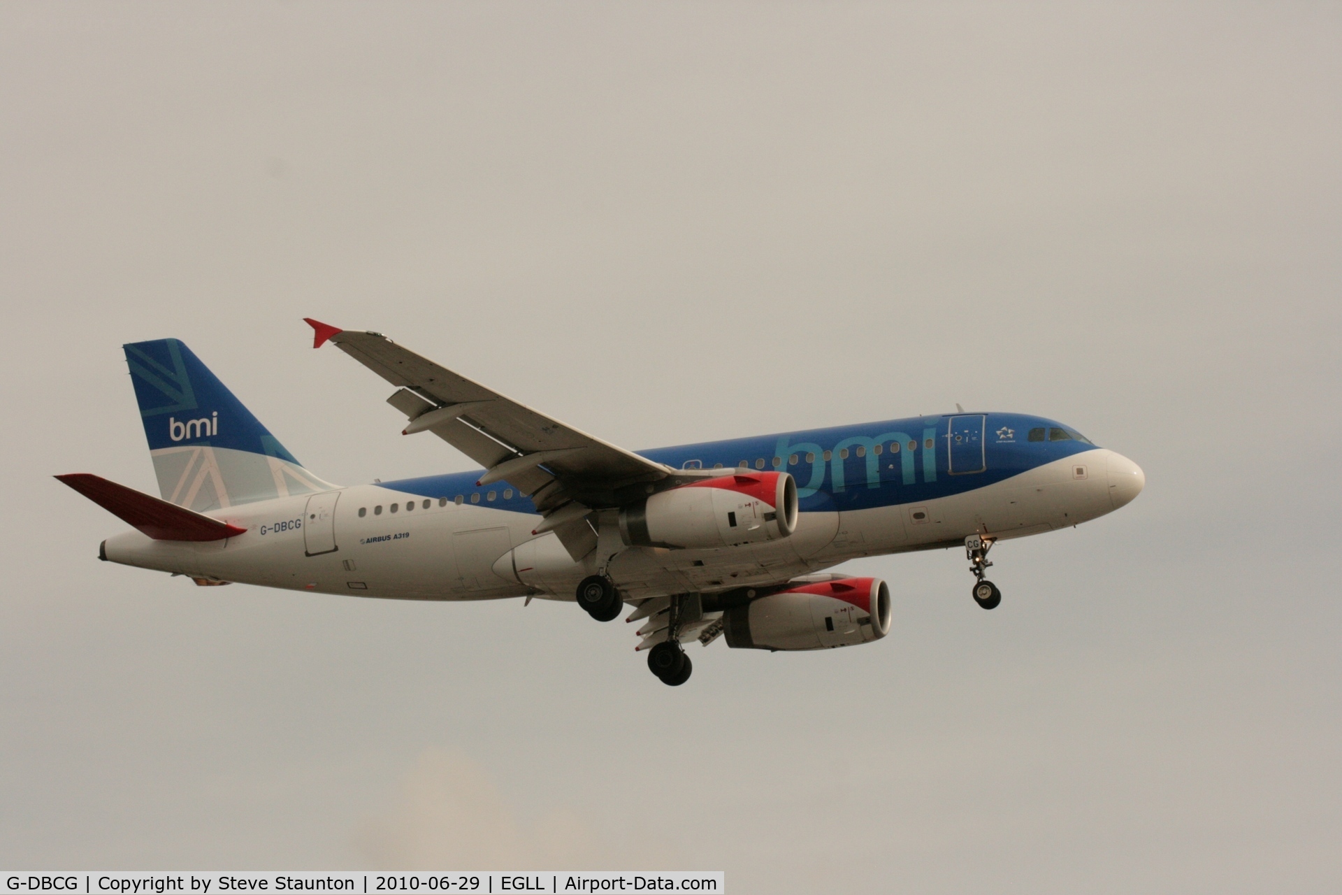 G-DBCG, 2005 Airbus A319-131 C/N 2694, Taken at Heathrow Airport, June 2010