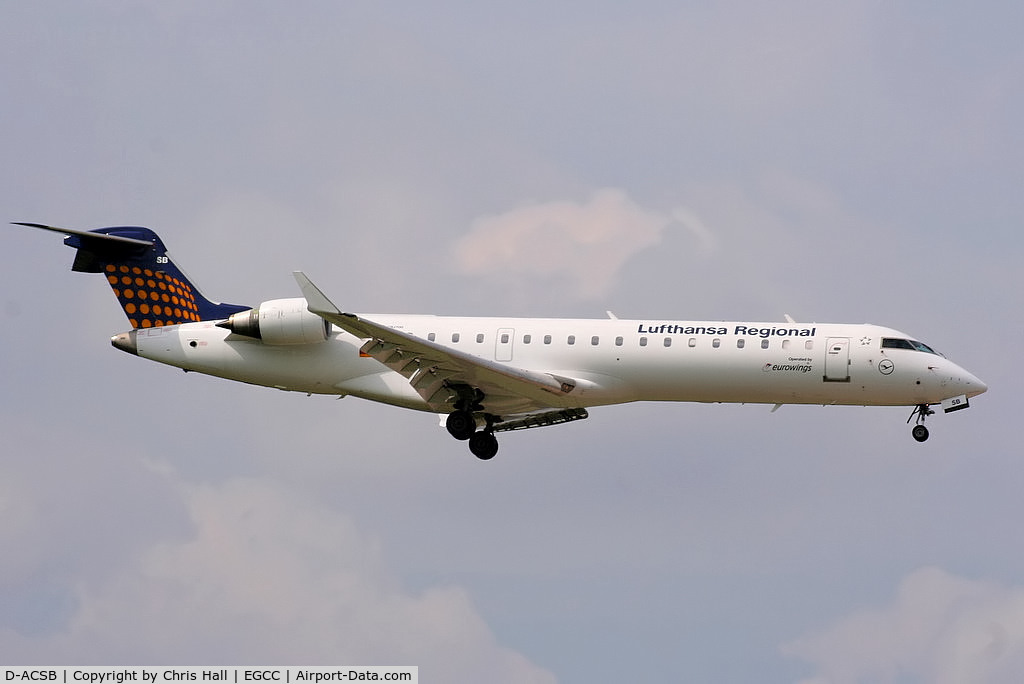 D-ACSB, 2001 Bombardier CRJ-701ER (CL-600-2C10) Regional Jet C/N 10028, Lufthansa Regional operated by Eurowings