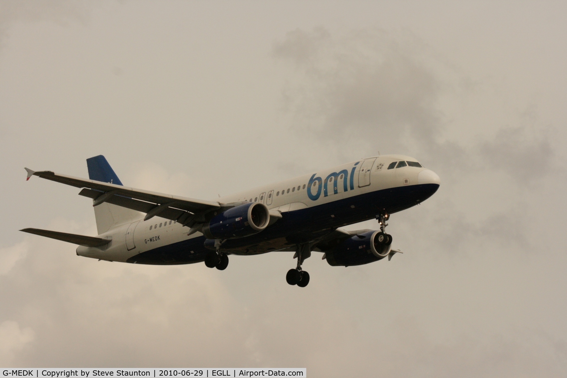 G-MEDK, 2005 Airbus A320-232 C/N 2441, Taken at Heathrow Airport, June 2010