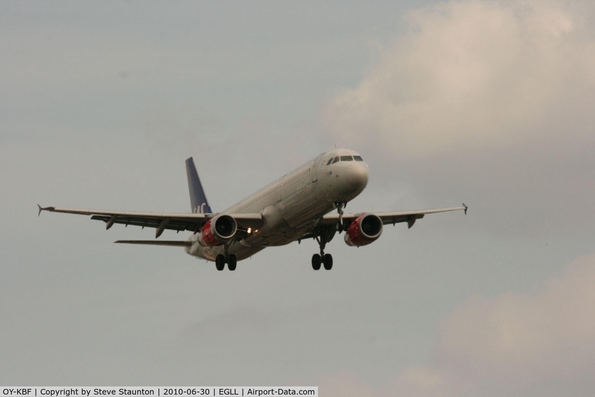 OY-KBF, 2002 Airbus A321-232 C/N 1807, Taken at Heathrow Airport, June 2010