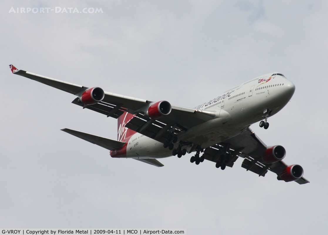 G-VROY, 2001 Boeing 747-443 C/N 32340, Virgin 747-400