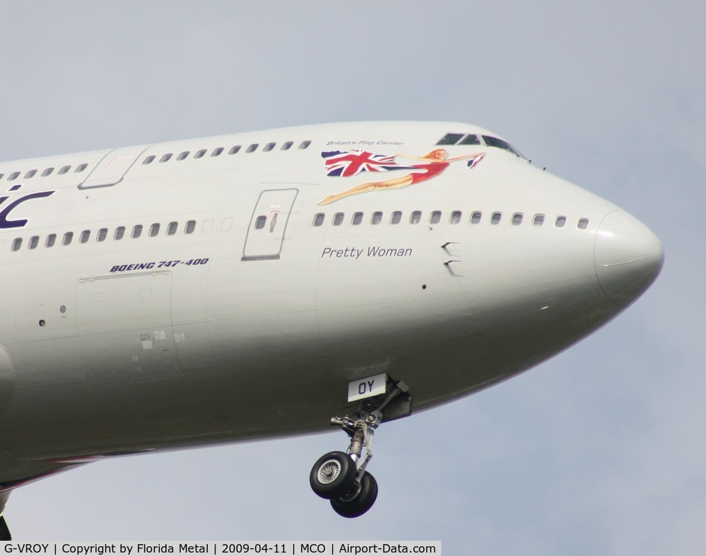 G-VROY, 2001 Boeing 747-443 C/N 32340, Virgin 747-400 