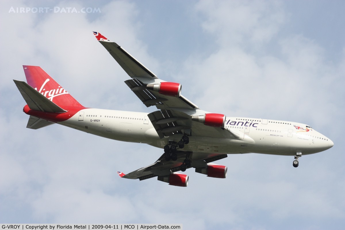 G-VROY, 2001 Boeing 747-443 C/N 32340, Virgin 747-400