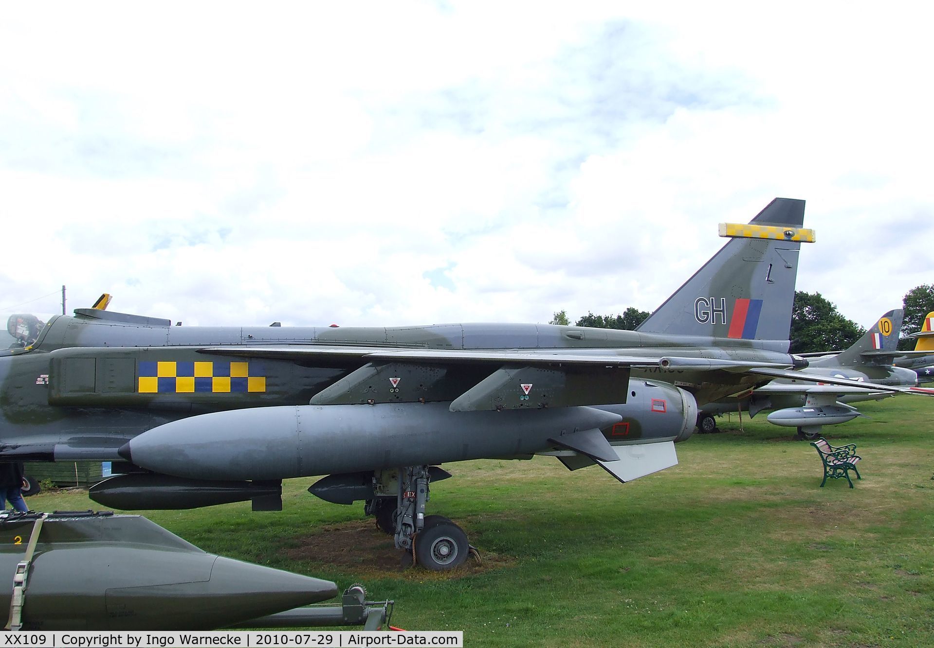 XX109, 1972 Sepecat Jaguar GR.1 C/N S2, SEPECAT Jaguar GR1 at the City of Norwich Aviation Museum