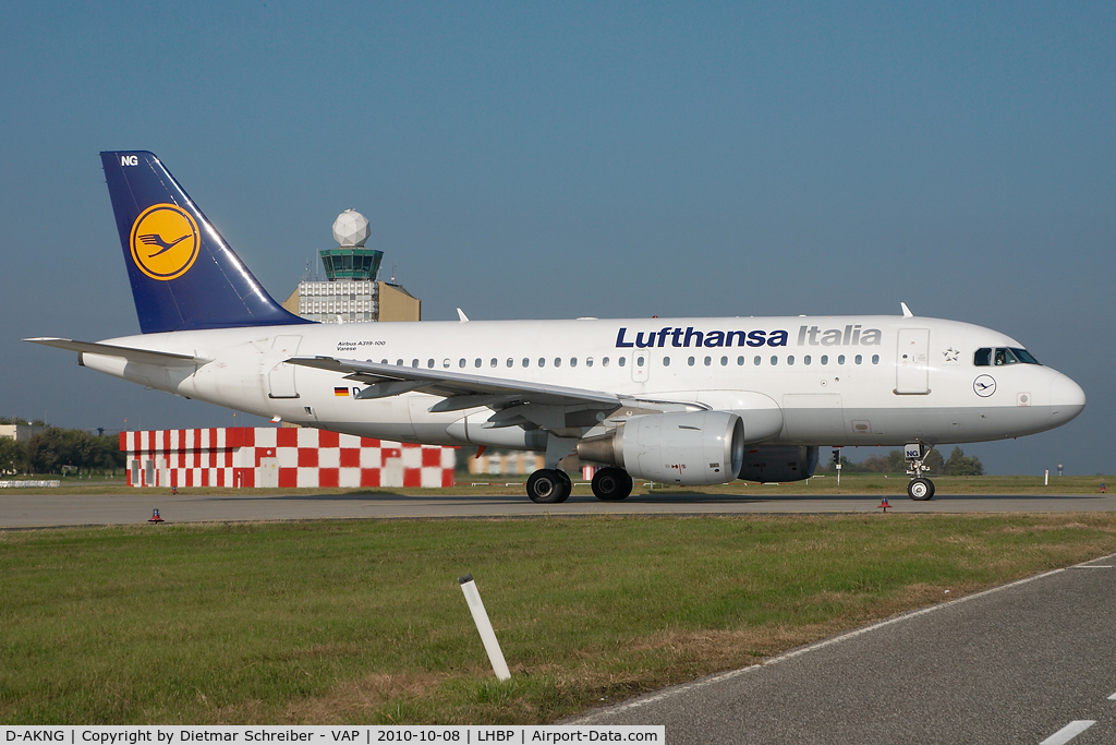 D-AKNG, 1997 Airbus A319-112 C/N 654, Lufthansa Italia Airbus 319
