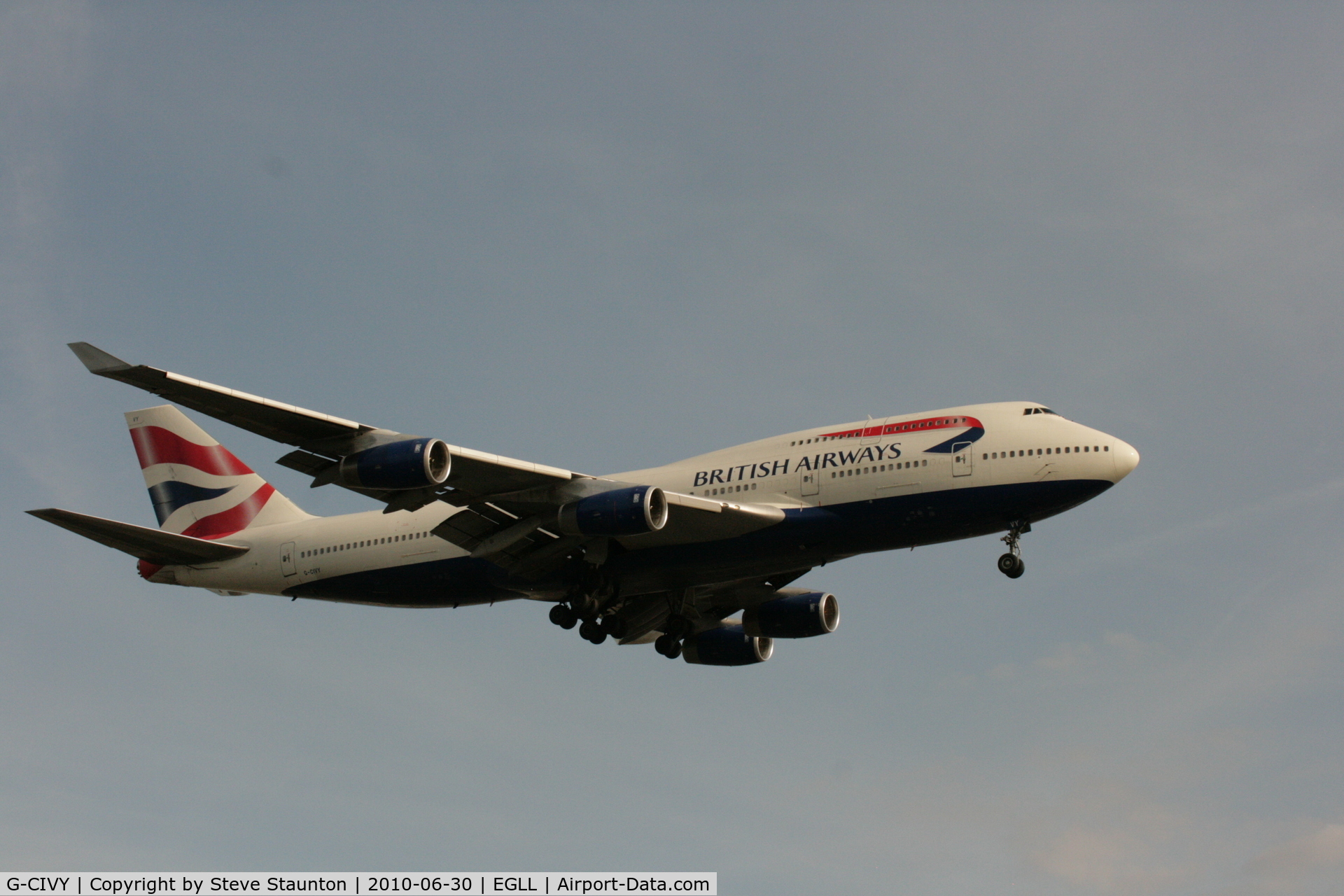 G-CIVY, 1998 Boeing 747-436 C/N 28853, Taken at Heathrow Airport, June 2010
