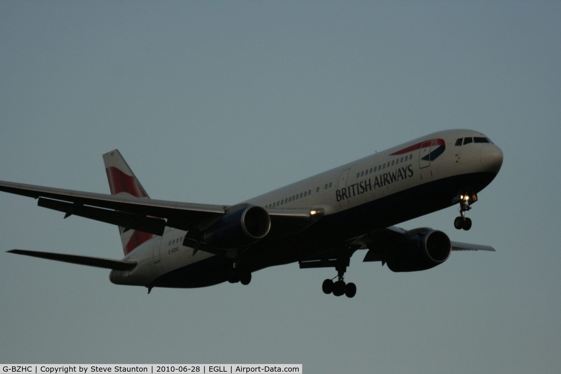 G-BZHC, 1998 Boeing 767-336 C/N 29232, Taken at Heathrow Airport, June 2010