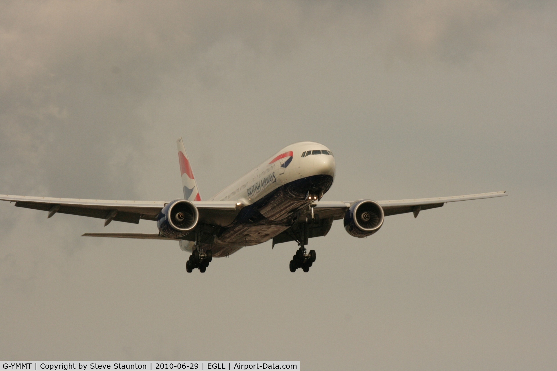 G-YMMT, 2009 Boeing 777-236/ER C/N 36518, Taken at Heathrow Airport, June 2010