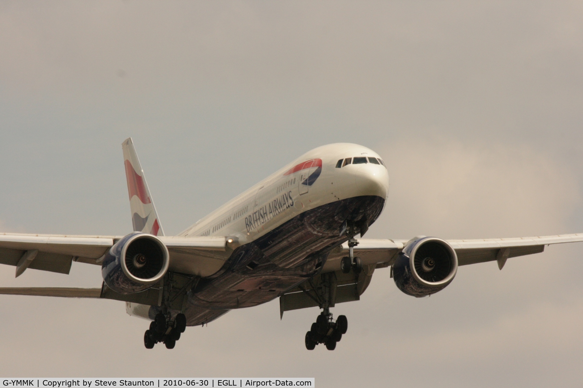 G-YMMK, 2000 Boeing 777-236 C/N 30312, Taken at Heathrow Airport, June 2010