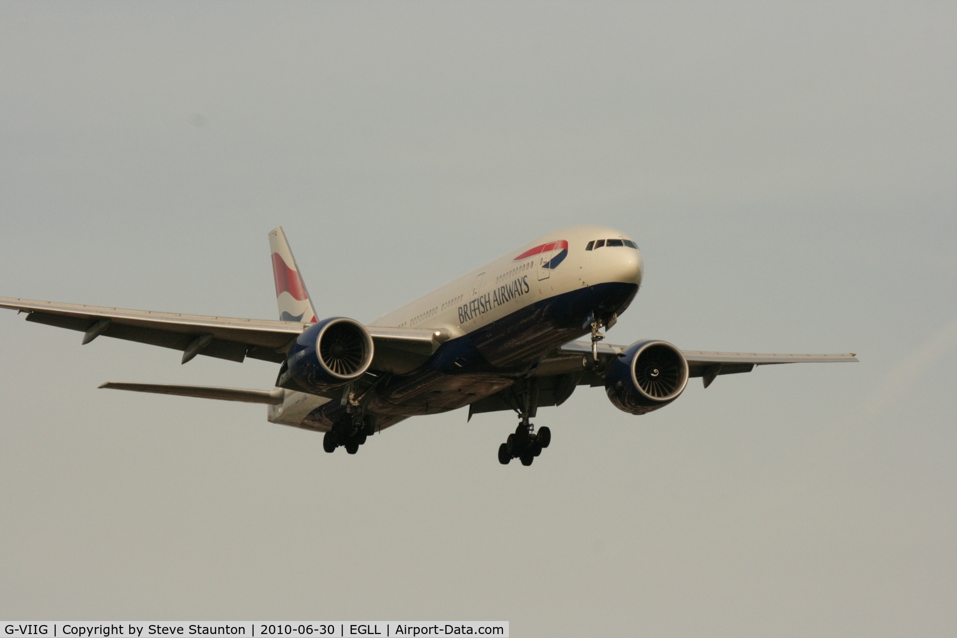 G-VIIG, 1997 Boeing 777-236/ER C/N 27489, Taken at Heathrow Airport, June 2010