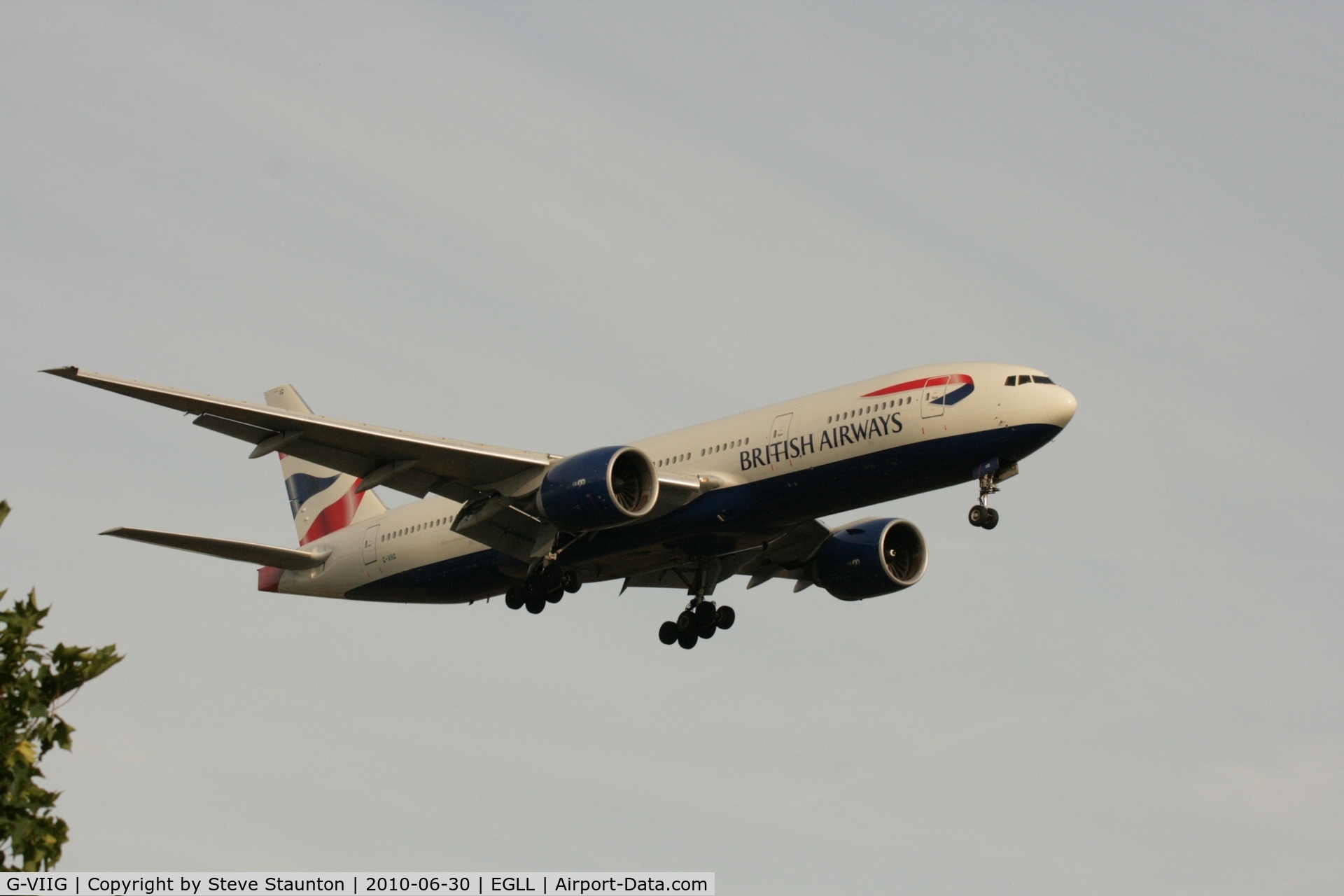 G-VIIG, 1997 Boeing 777-236/ER C/N 27489, Taken at Heathrow Airport, June 2010
